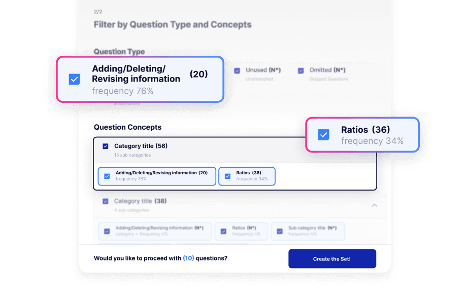 Tackle more questions and progress using report suggestions